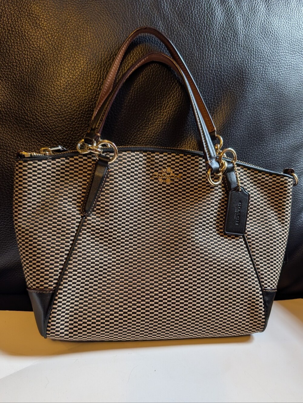 Coach Mini Kelsey Satchel Crossbody Handbag in VGUC no shoulder strap